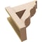 Ekena Millwork 6-in W x 14-in D x 14-in H Funston Trad Rough Cedar Woodgrain TimberThane Outlooker, Primed Tan OUTUR060X14X14FST04RCPR - alternate 5